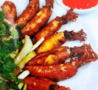 Hình ảnh Mực trứng chiên mắm