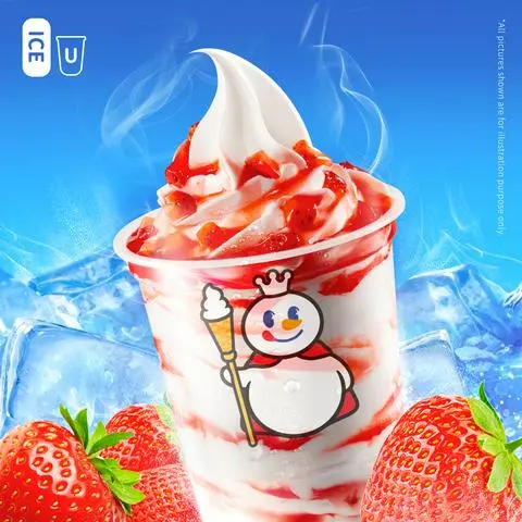 Hình ảnh Lucky Sundae Dâu Tây.