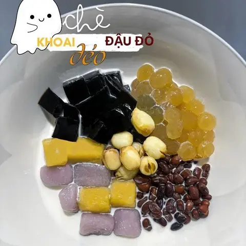 Hình ảnh Chè khoai dẻo đậu đỏ