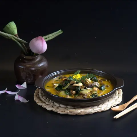 Hình ảnh Nấm Om Chuối Đậu