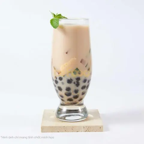 Hình ảnh Trà sữa truyền thống full topping