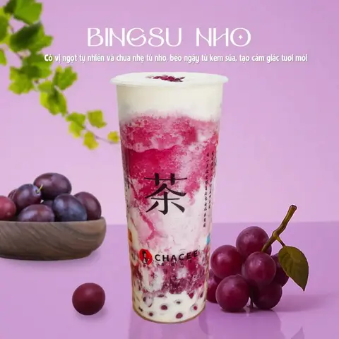 Hình ảnh Bingsu nho