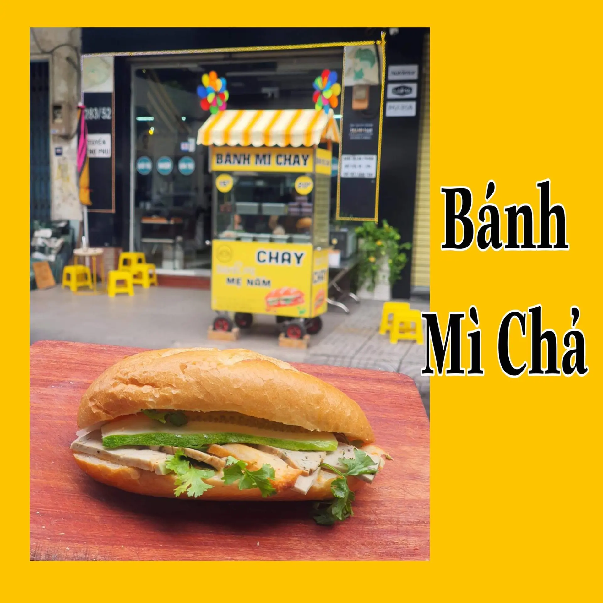 Hình ảnh Bánh mì chả chay