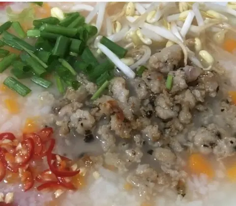 Hình ảnh Cháo thịt heo bằm