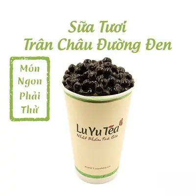 Hình ảnh Sữa tươi trân châu đường đen