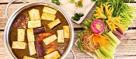 Hình ảnh lẩu Thái chay nhỏ 3 người 
