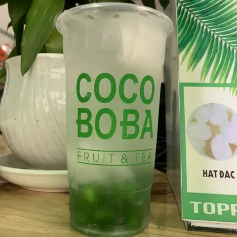 Hình ảnh Nước dừa trân châu dừa