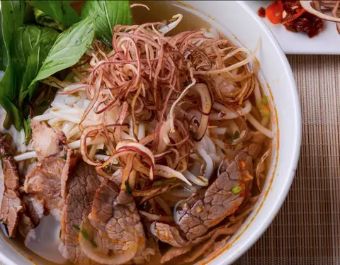 Hình ảnh Bún bò thịt