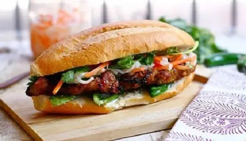 Hình ảnh Bánh mì thịt nướng