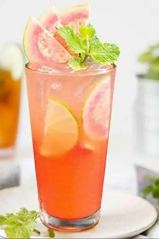 Hình ảnh Soda ổi hồng