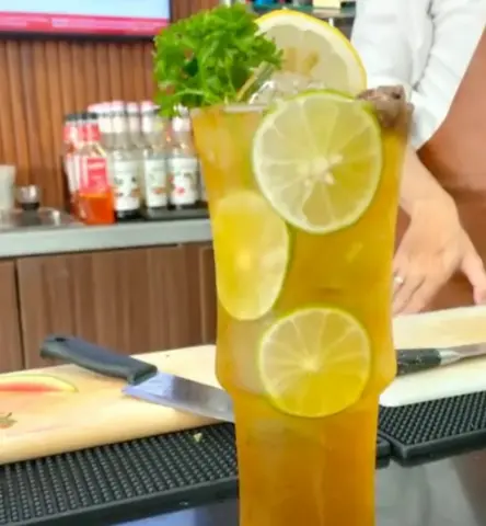 Hình ảnh Trà olong chanh gừng