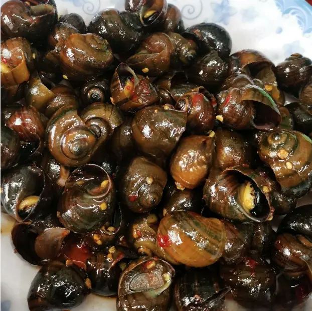 Hình ảnh Ốc bươu rang muối