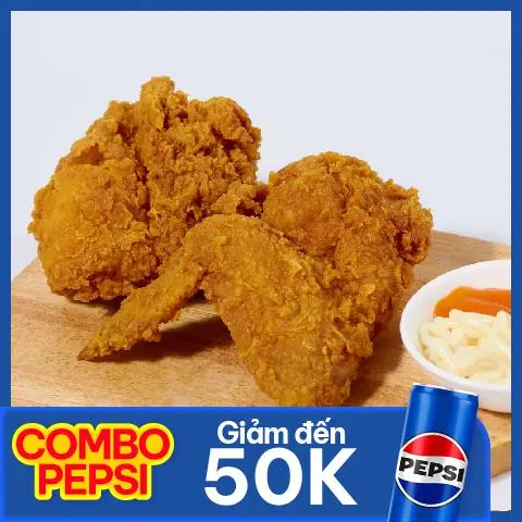 Hình ảnh Combo Gà viên + Pepsi