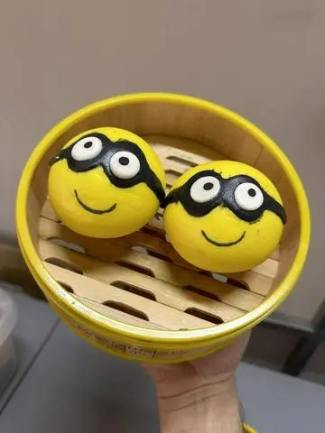 Hình ảnh Bánh bao kim sa hình Minion