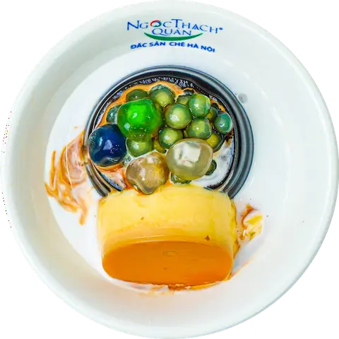 Hình ảnh Rau câu cafe caramen