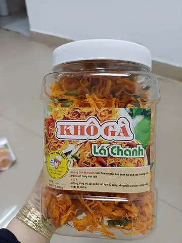 Hình ảnh Khô gà lá chanh loại 1 - 500gr