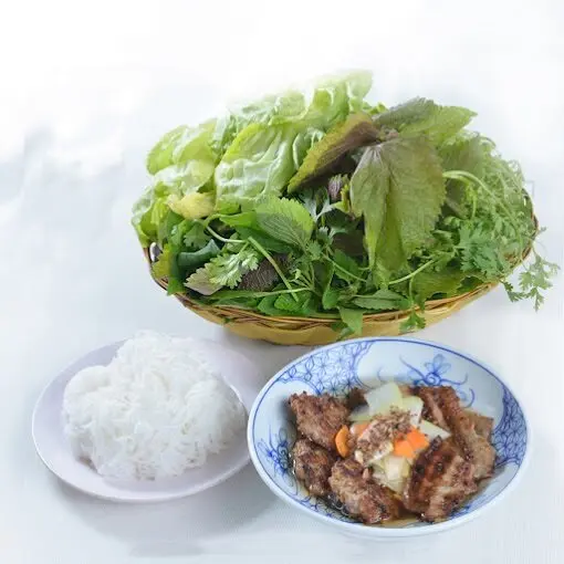 Hình ảnh Bún chả thịt miếng nướng