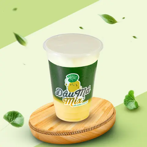 Hình ảnh Rau Má Đậu Xanh Sữa Dừa (L)