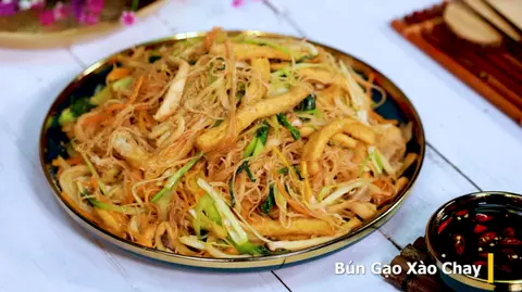 Hình ảnh Bún gạo - mì giòn chay