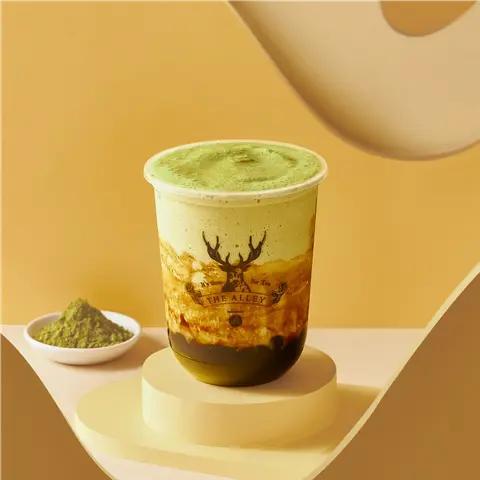 Hình ảnh Sữa Chua Matcha Trân Châu Đường Đen