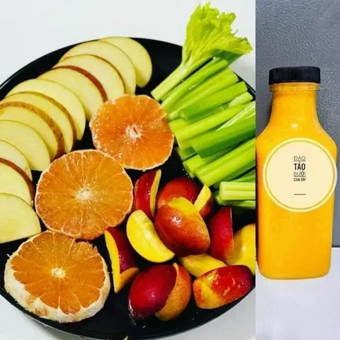 Hình ảnh Nước ép Đào - Táo - Bưởi - Cần tây