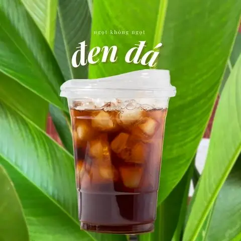 Hình ảnh Cà Phê Đen Đá 360ml ( Pha phin - Pha máy )