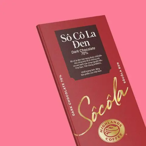 Hình ảnh Sô Cô La Đen Highlands 70% - 30 gr