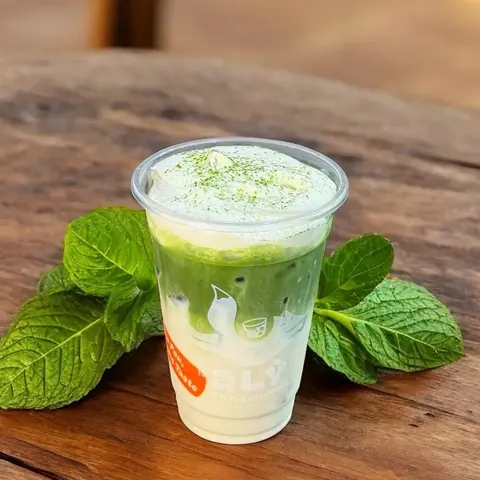 Hình ảnh Matcha gạo rang kem cheese