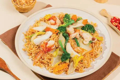 Hình ảnh Mì xào hải sản