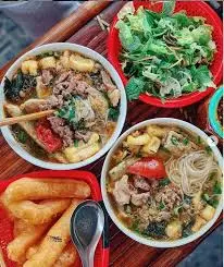 Hình ảnh Bún riêu sụn bò giò sơ chế