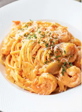 Hình ảnh Shrimp penne rose