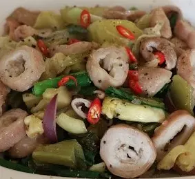 Hình ảnh Thú linh xào cải chua