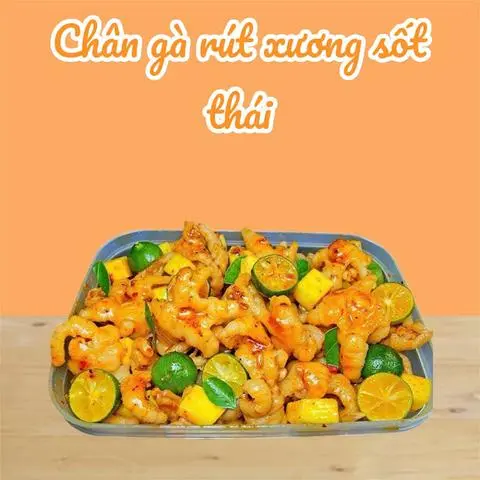 Hình ảnh Chân gà rút xương sốt Thái