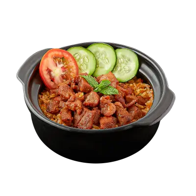 Hình ảnh Cơm thố gà chiên