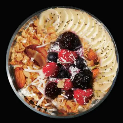 Hình ảnh Banana berries yogurt