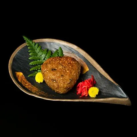 Hình ảnh Cơm vắt nướng kiểu Nhật - grilled rice balls - ya30