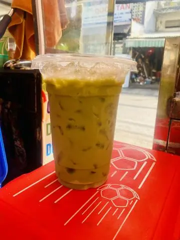 Hình ảnh Rau má đậu xanh ly lớn