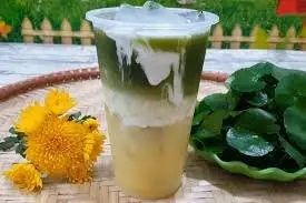 Hình ảnh Rau má sữa đậu xanh cốt dừa
