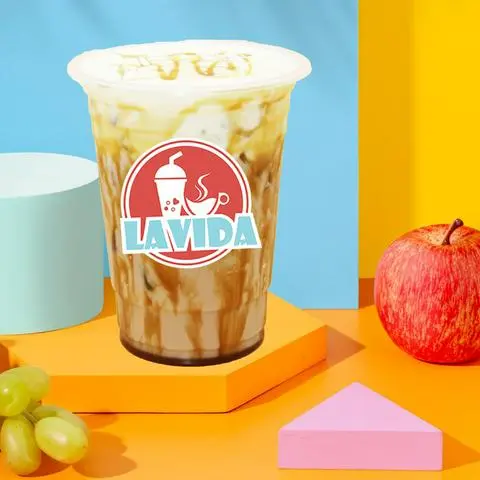 Hình ảnh Trà sữa caramel macchiato