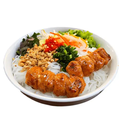 Hình ảnh Bún thịt nướng - nem nướng
