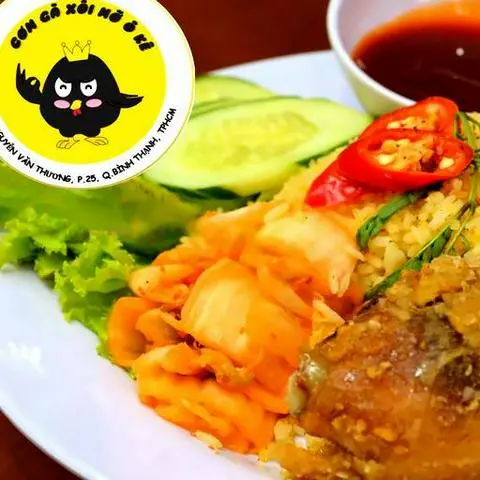 Hình ảnh CƠM CHIÊN GÀ XỐI MỠ