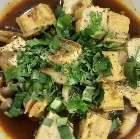 Hình ảnh Tàu hủ kho tiêu - cơm