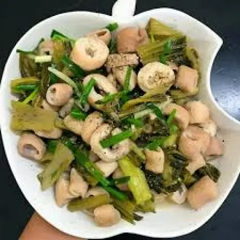 Hình ảnh Dưa cải chua xào khấu linh