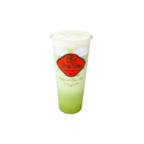 Hình ảnh Trà sữa thái xanh váng sữa