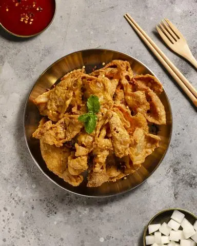 Hình ảnh Da gà rán siêu giòn
