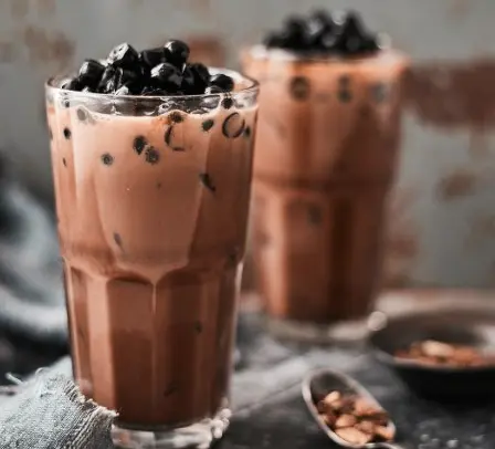 Hình ảnh Trà sữa chocolate trân châu đen L