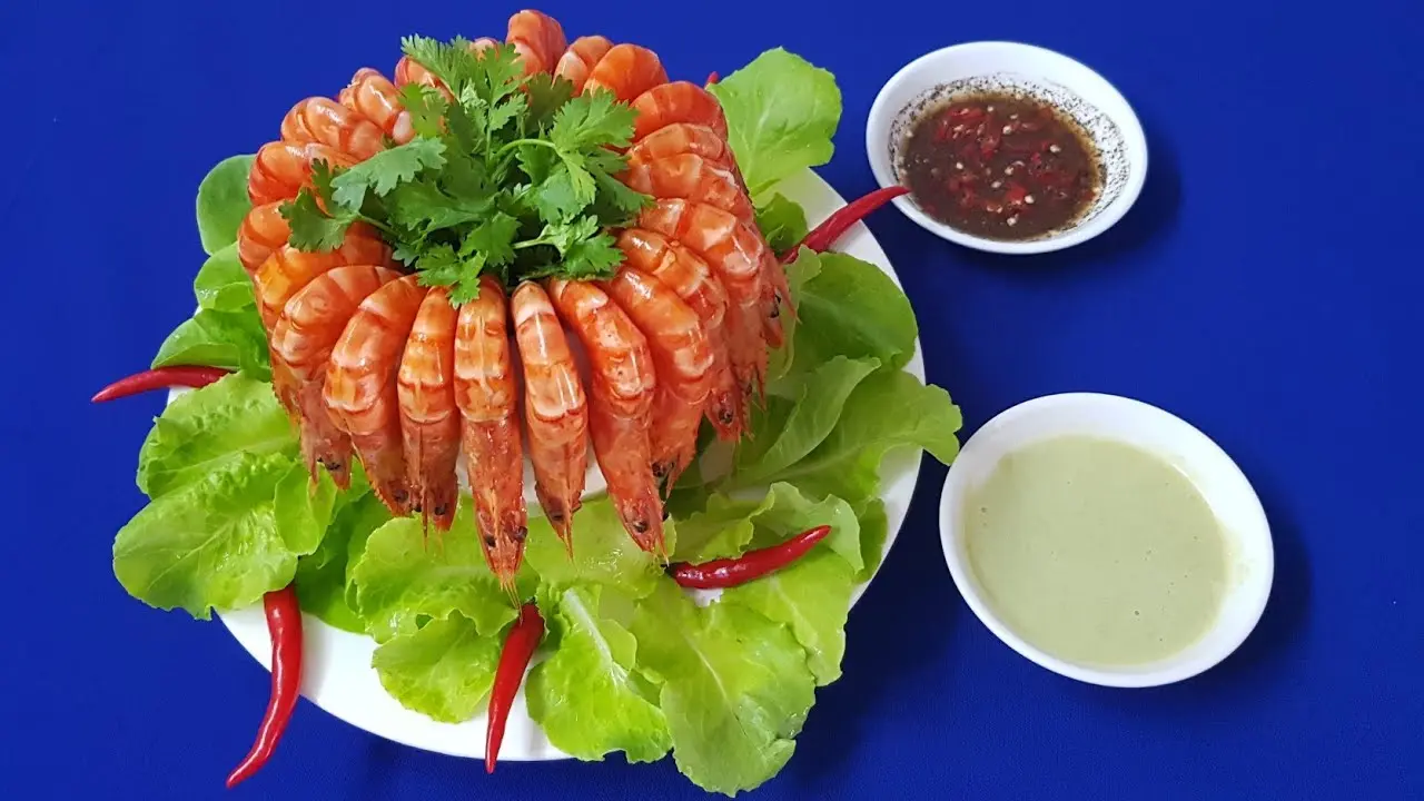 Hình ảnh Tôm hấp nước dừa