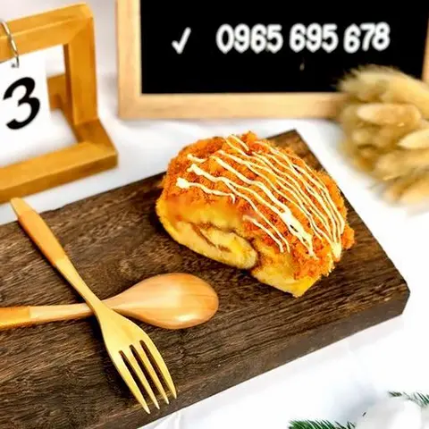Hình ảnh Bánh bông lan chà bông cay