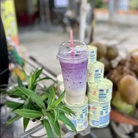 Hình ảnh Sữa gấu sốt khoai môn tươi
