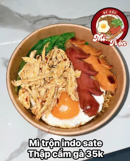 Hình ảnh Mì trộn thập cẩm gà
